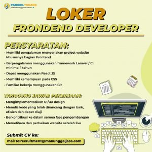 Frontend Developer Loker